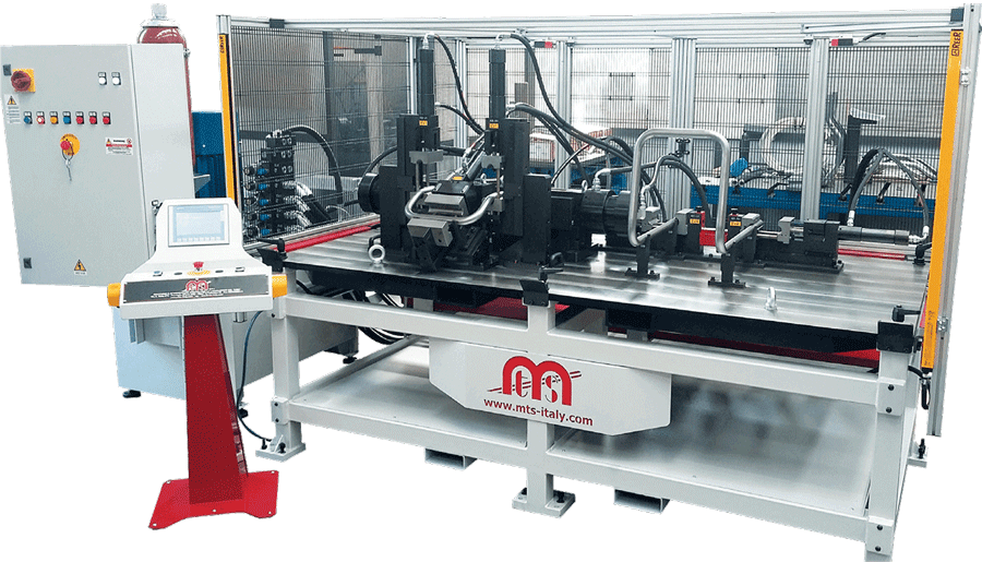 Tube end forming and pipe notching machines