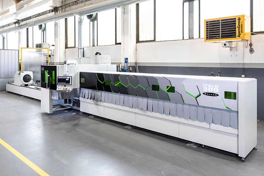taglio laser tubo Italo 200