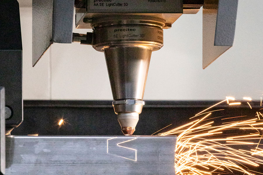 taglio laser tubo